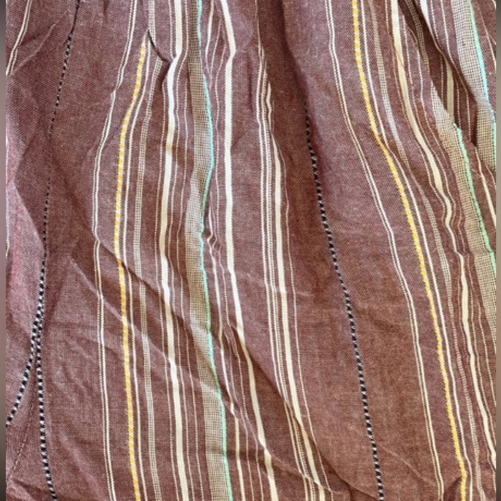 Striped Ruffle Bottom Romper - Picture 3 of 7